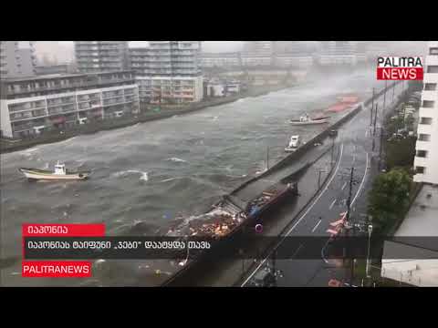 იაპონიას ტაიფუნი ჯები დაატყდა თავს