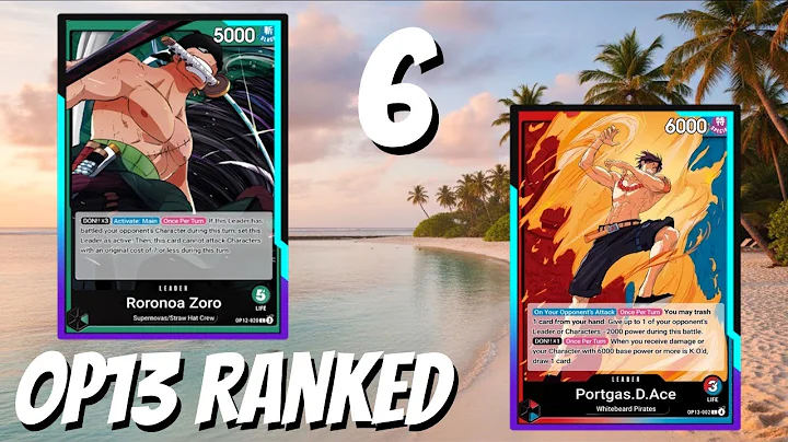 Ranked Match - Green Zoro vs Red Blue Ace 6 | OP13