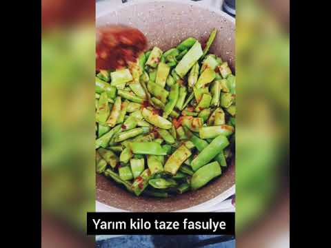 ANNE USULÜ TAZE FASULYE 💥💥💥 MÜKEMMEL LEZZET