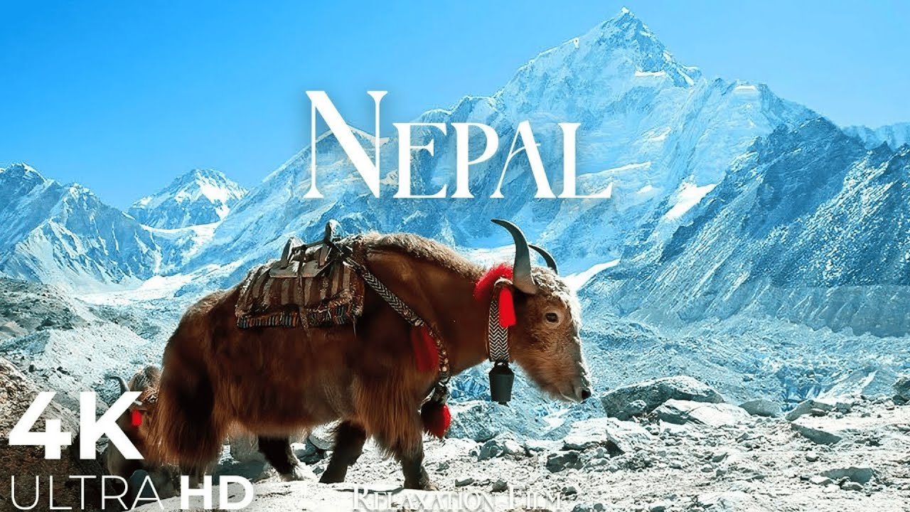 Nepal 4K   Scenic Views of a Himalayan Paradise  Cinematic Drone Footage