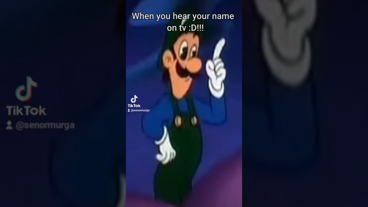 hearing your name be like 😭😭😭 (luigi edition)