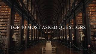 Top 10 most asked questions about the Book of Kells & Old Library