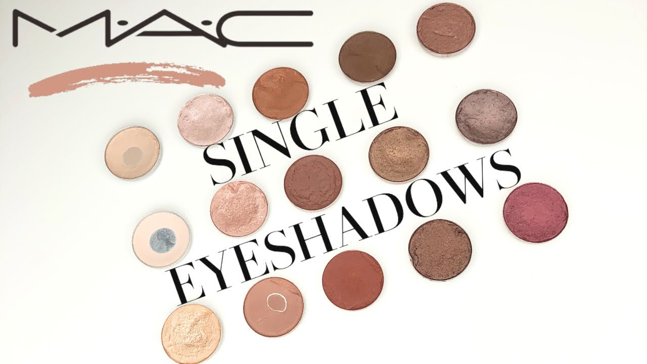 MAC Individual & Single Eyeshadows, Swatches