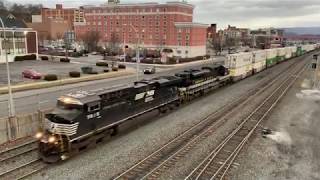 Norfolk Southern Savannah and Atlanta Heritage Unit 1065 Intermodal Train Altoona Pennsylvania