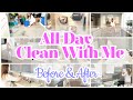 New clean with me 2020/ All day clean/ Before and After/ Messy house/ Real life cleaning motivation