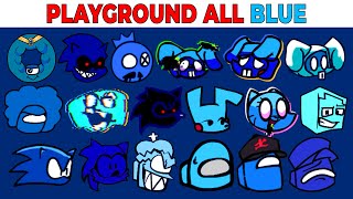 FNF Character Test | Gameplay VS My Playground | ALL Blue Test #8