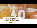 Wander Ring Filmz Presents.....Kadhijah's 40th Birthday Party 2020
