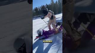 This Person Did A Circus Act While Skiing (@snow.palace)