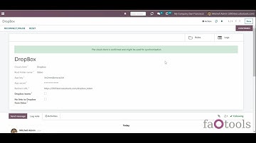 Odoo Dropbox Configuration and Log In v16 by faOtools