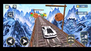 IMPOSSIBLE TRACKS 3D MEGA RAMP CAR STUNT GAME ANDROID GAMEPLAY JULY 2021 (LEVEL 12 TO 18 ) PART - 2 screenshot 5