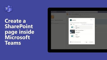 Tips from the Community: Create a SharePoint Page inside Microsoft Teams!