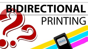 Bidirectional Printing explained with Primera