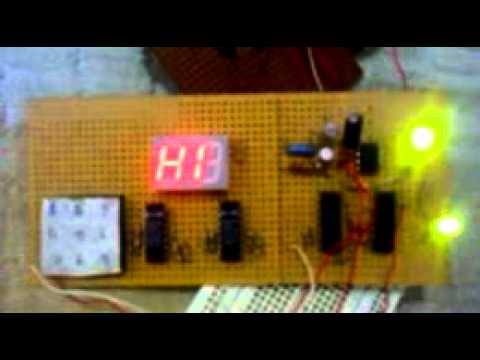 Digital lock using D flipflop