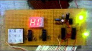 Digital lock using D flipflop