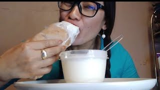 BURRITO WITH ICE CREAM EATING CHALLENGE #everyone #MUKBANG 