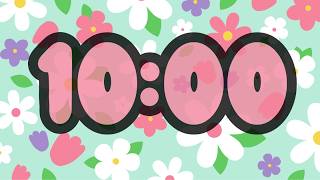 10  Minute Flower Garden Countdown Timer