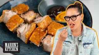How To Make the CRISPIEST Chinese Roast Pork Belly TODAY...no overnight salting! | Marion's Kitchen