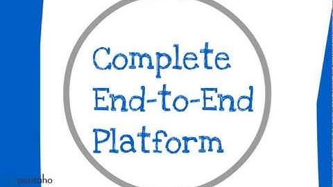 Pentaho Business Analytics Overview