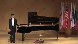 Tian Song Musical Arts student Jason Tam in the 8th Yamaha International Competition