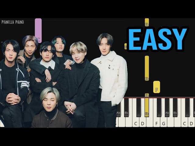 BTS - Mikrokosmos | EASY Piano Tutorial by Pianella Piano class=