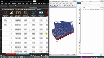 ETABS API - RC Column Generator V1.0.0