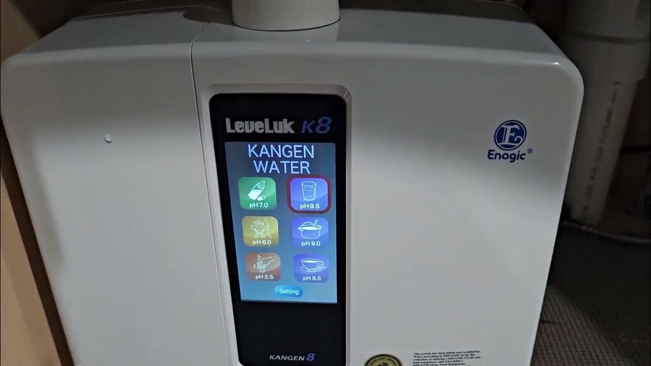 How to set up Kangen k8 under sink YouTube