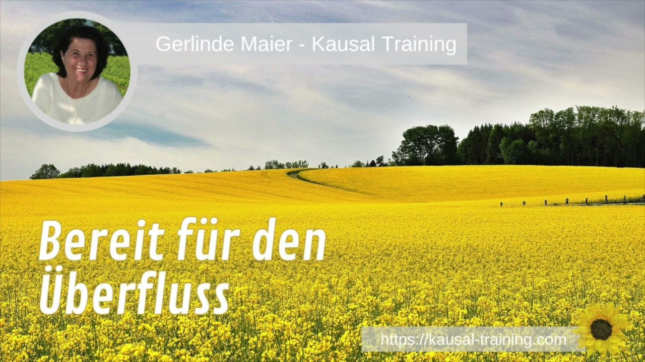 Meditation -Bereit für den Überfluss