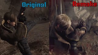 Resident Evil 4 Melee Comparison ( Original vs Remake)