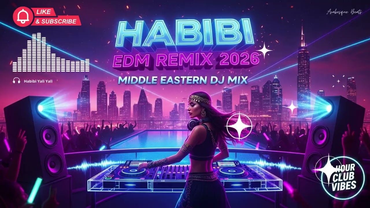 HABIBI EDM REMIX 2026 🔥 Middle Eastern DJ Mix | 1 Hour Arabic Club Vibes