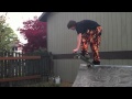 Amazing skater attemps a crail grab