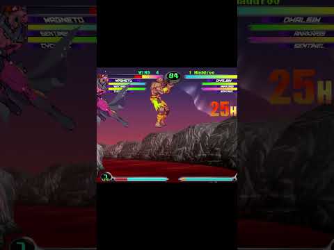 MvC2: Maddroo - Dhalsim + RP Advanced FSD Combo to GB to YS 160% Sequence .:3.6.26:.