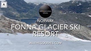 Summer skiing at Fonna Glacier Ski Resort, Norway | Allthegoodies.com