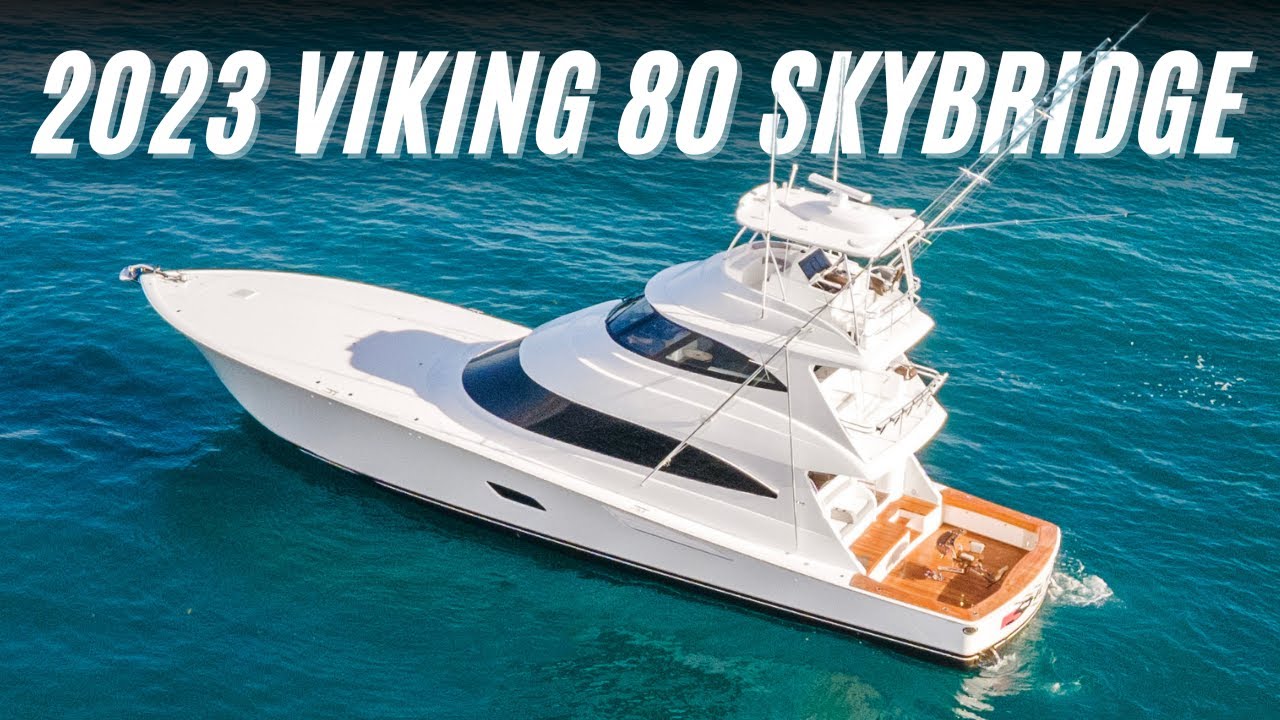 $10,850,000 Viking 80 Skybridge! - YouTube
