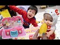 Hello Kitty ??????????? Disney Minnie Kitchen Toy Play Spiderman | ????? ????