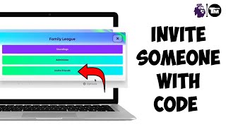 How to Invite Someone to FPL League with code | Fantasy Premier League Tutorial screenshot 3