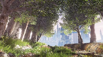 Create a quick Unreal Engine 4 Futuristic City