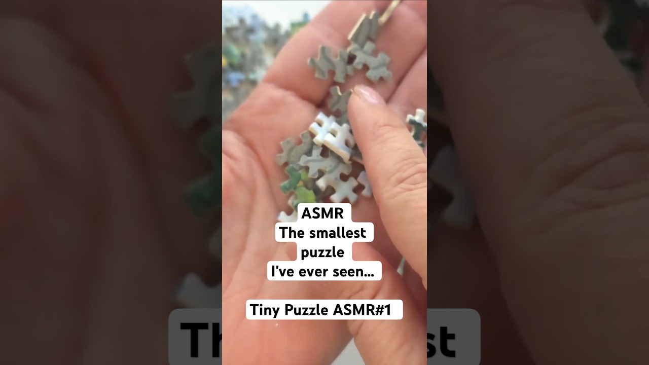 ASMR Whispered Tiny Puzzle Sounds for Relaxation #1 