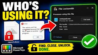 Find What's Locking Your File in Windows (FREE)