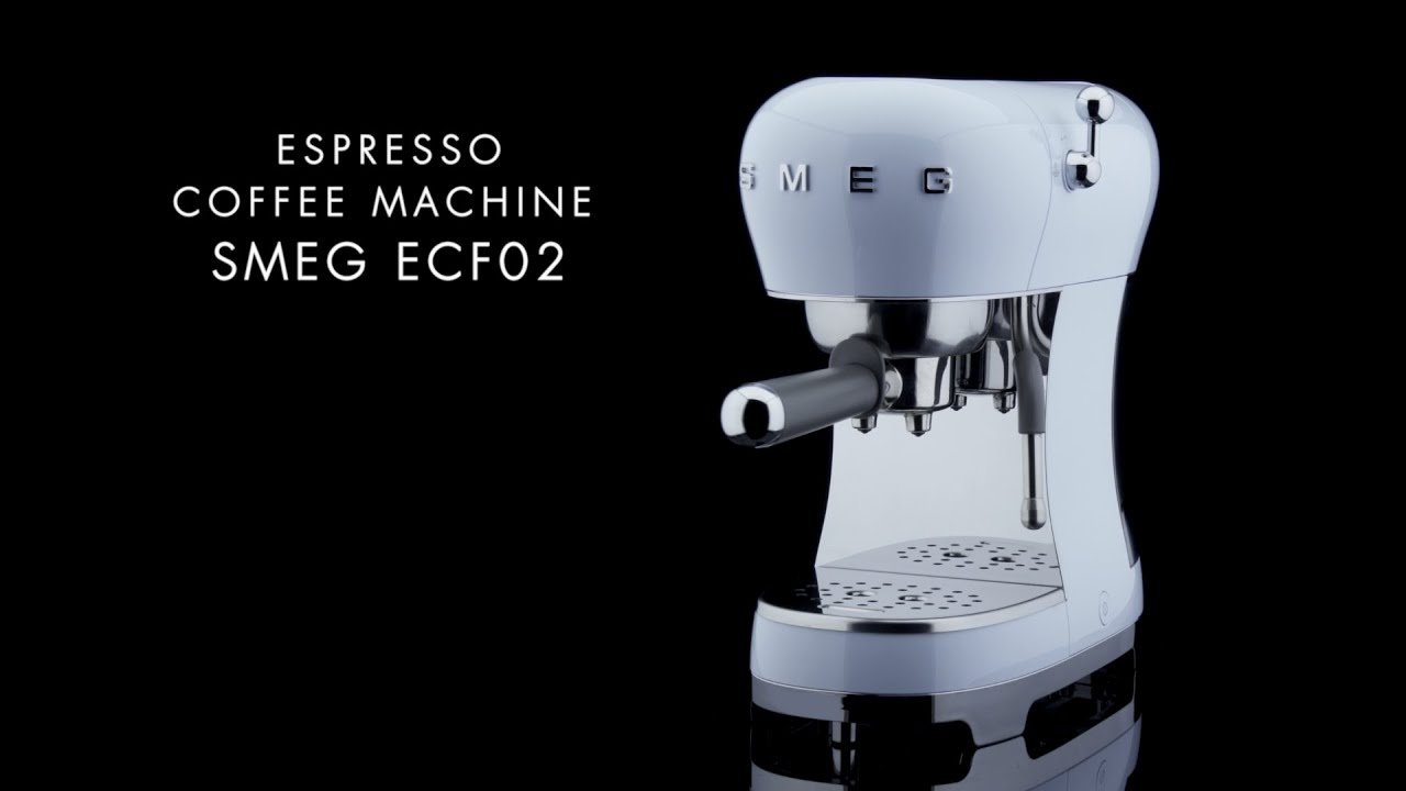 Machine à café à levier ECF01CREU, crème, Smeg
