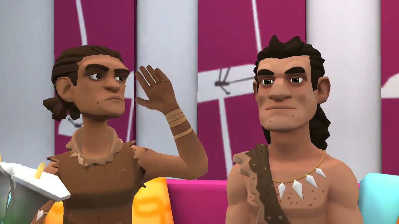 Caveman and Cavewoman Go To The Movie Theatre (The Caveman And Cavewoman Show Episode 6)