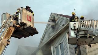 Firefighters rescue residents from 3rd floor of burning house on Worcester’s Harrison Street