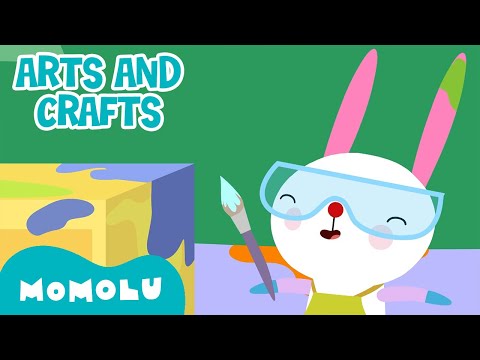 Momolu - Crafty Fun For Everyone! 🎨🧶 | Arts & Crafts | Momolu and Friends | @MomoluOfficial