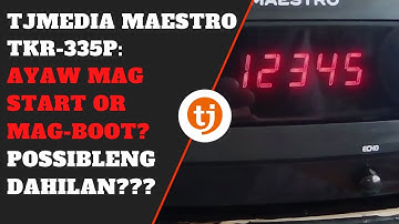 Possible Reason Why TJ Media Maestro is Not Booting or Starting Up