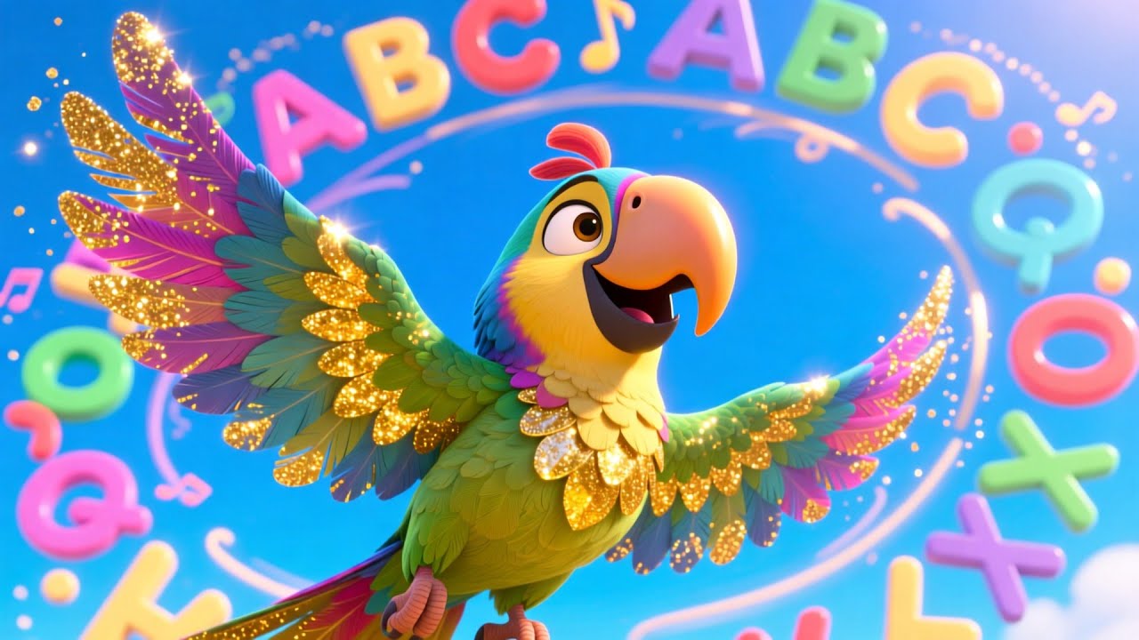 Magic Parrot Learns 123 🦜✨ Fun Counting Song | Learn Numbers for Kids