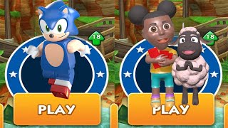 : Lego Sonic vs Amanda the Adventurer Run vs All Bosses Zazz Eggman - Sonic Dash