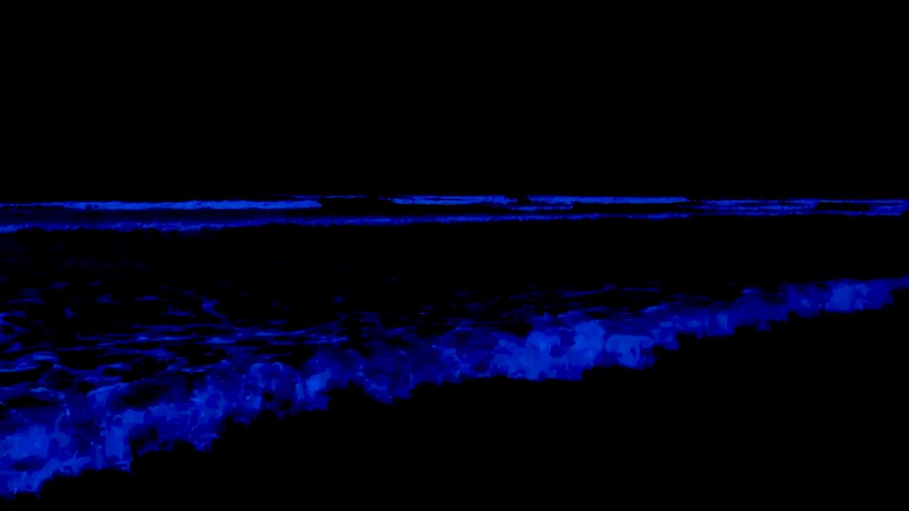 (No Ads) Deep Relaxation Music • Calming Ocean Waves In Quiet Night To Stress & Anxiety Relief