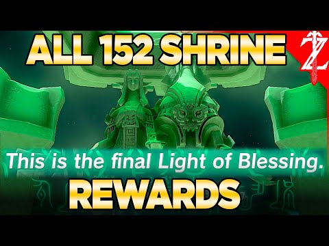 All 152 Shrines Completion Reward - Tears of the Kingdom