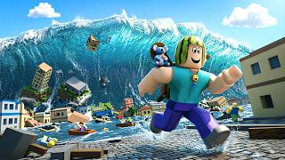 DEV TSUNAMİDEN NASIL KURTULDUM? 🌊 Roblox Tsunami Survival