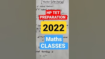 HP TET PREPARATION 2022 | HP TET-2022 MATHS PREPARATION के लिए Classes शुरू हो रही हैं |  #Shorts