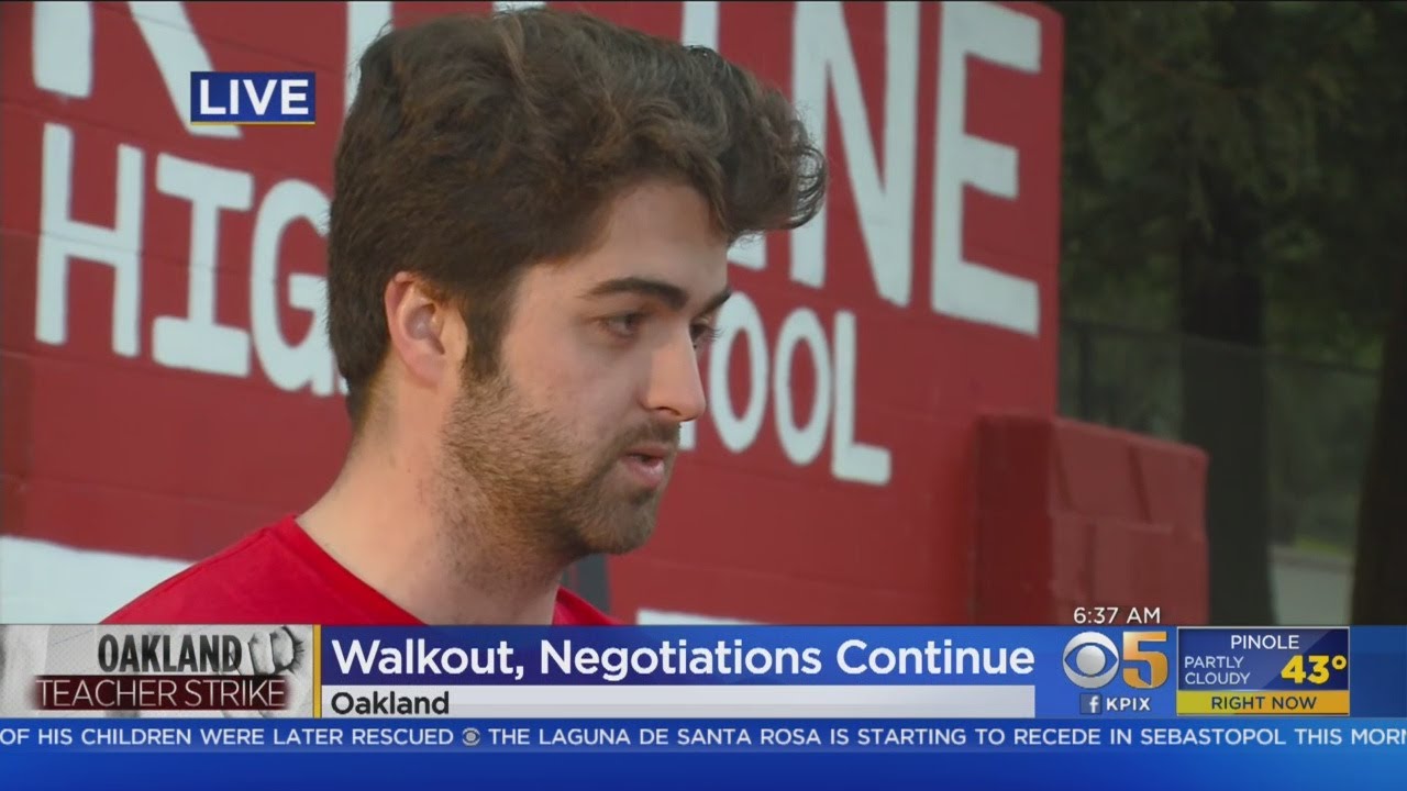 Negotiations Continue As Oakland Teachers Strike Moves Into Seventh Day - YouTube